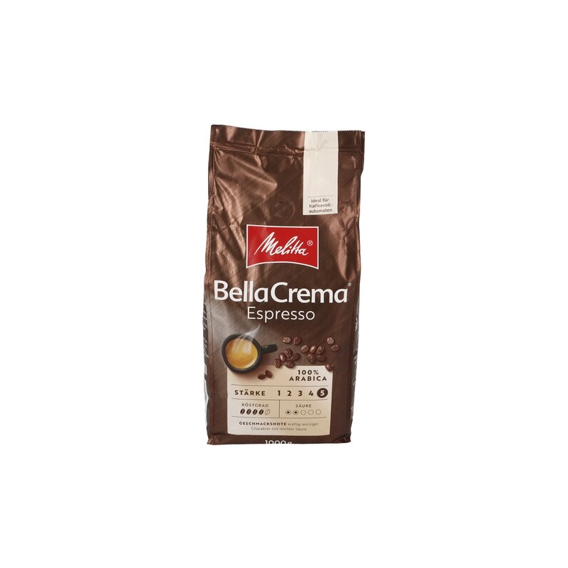 MELITTA Bella Crema Espresso Café en Grains 1kg