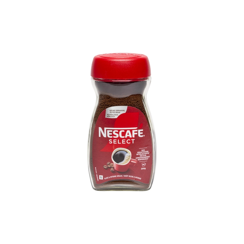 Nescafé Select Soluble Coffee – 200g glass jar