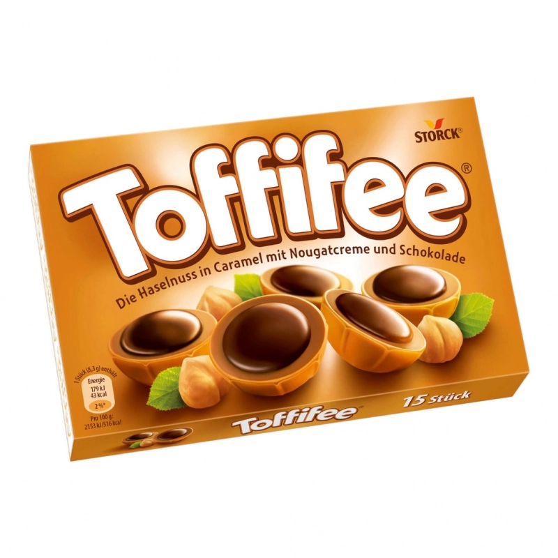 TOFFIFEE Pralines caramel, nougat & chocolat 125g