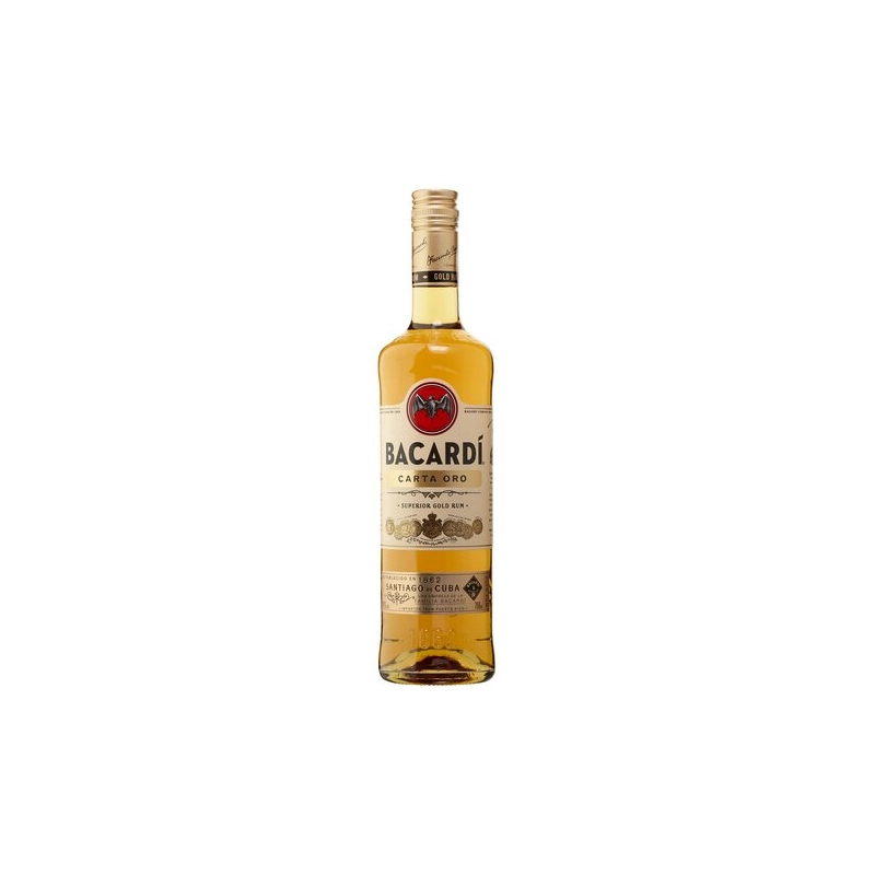 BACARDÍ Carta Oro Gold 40% Rum 70cl