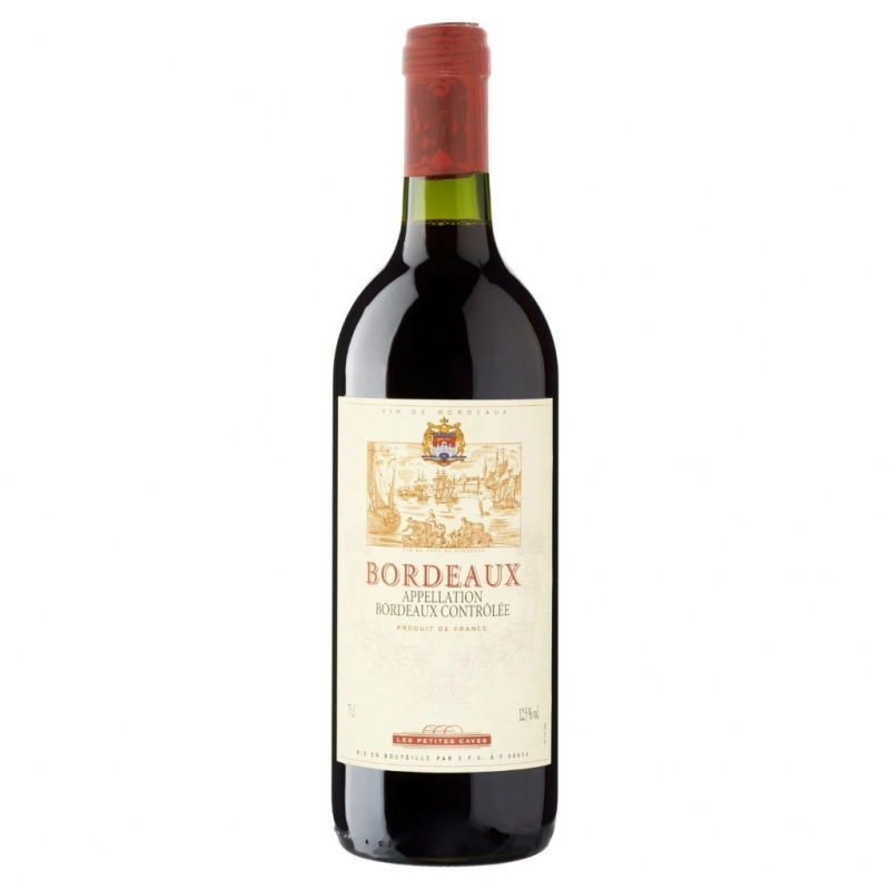 LES PETITES CAVES Vin Rouge A.O.P. Bordeaux 13,5% vol 75cl