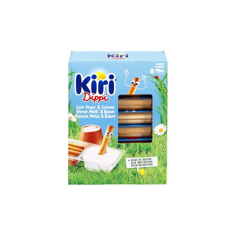 KIRI fresh cheese snack 8x35g