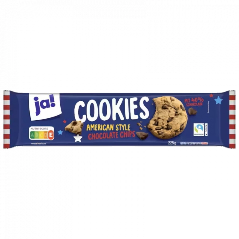 JA! American Style Chocolate Chip Cookies 225g
