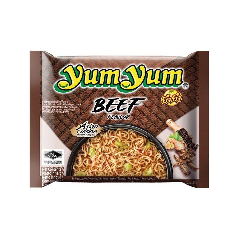 Yum Yum Beef flavour instant noodles 60g