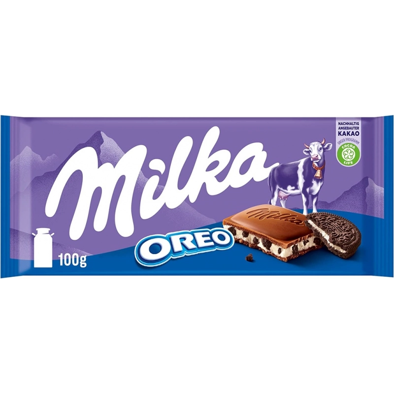 MILKA Oreo Tablette chocolat 100g