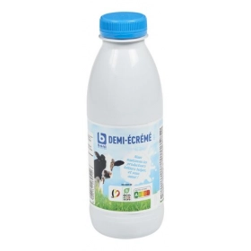 BONI semi-skimmed milk PET 50cl