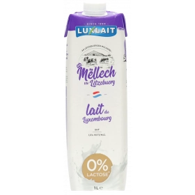 LUXLAIT UHT 0% Lactose brick 1L
