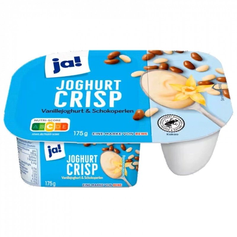 JA! Yaourt Croustillant à la vanille & Perles de chocolat 175g