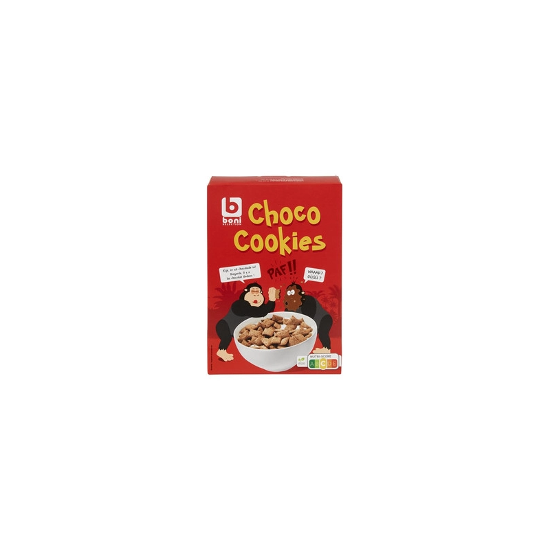 BONI Choco Cookies céréales 750g