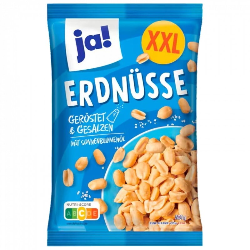 JA! Roasted and salted peanuts 500g