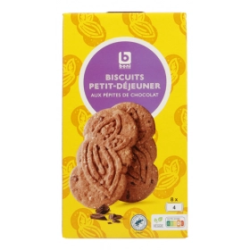 BONI biscuits petit déjeuner chocolat 8x50g
