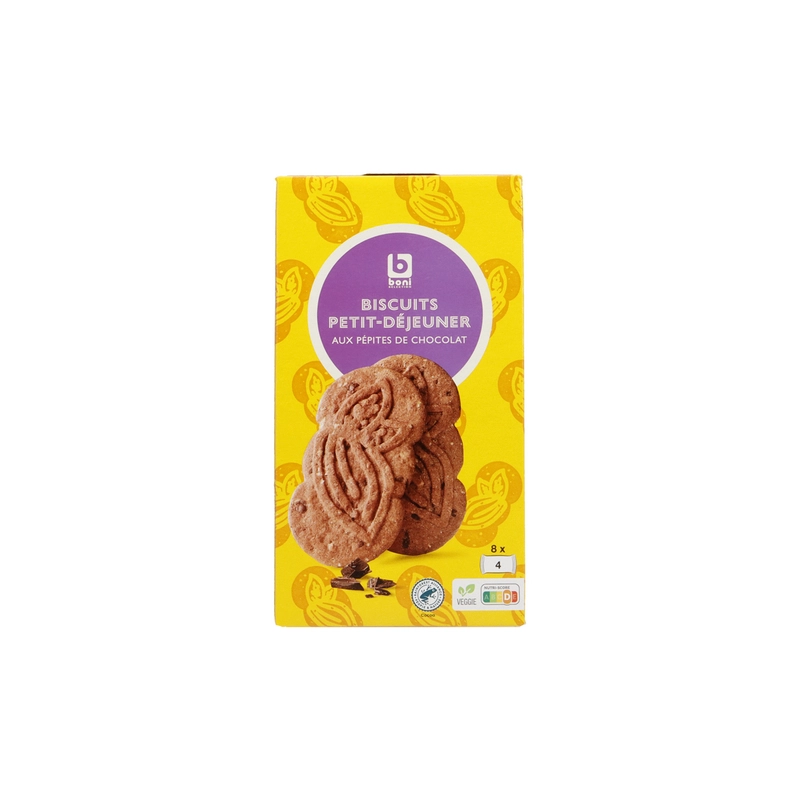 BONI chocolate breakfast biscuits 8x50g