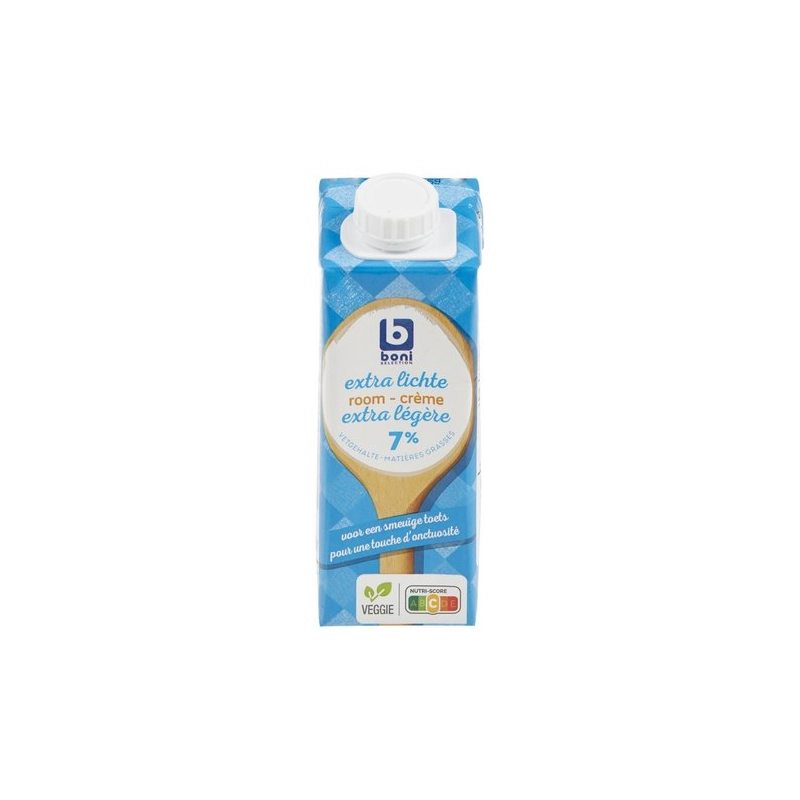 BONI extra light cream 7%mg brick 25cl