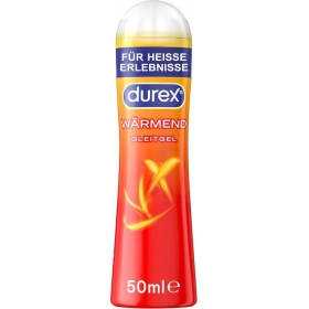 Durex Gel Lubrifiant Chauffant – Lubrifiant pour effets chauffants et glisse agréable 50ml