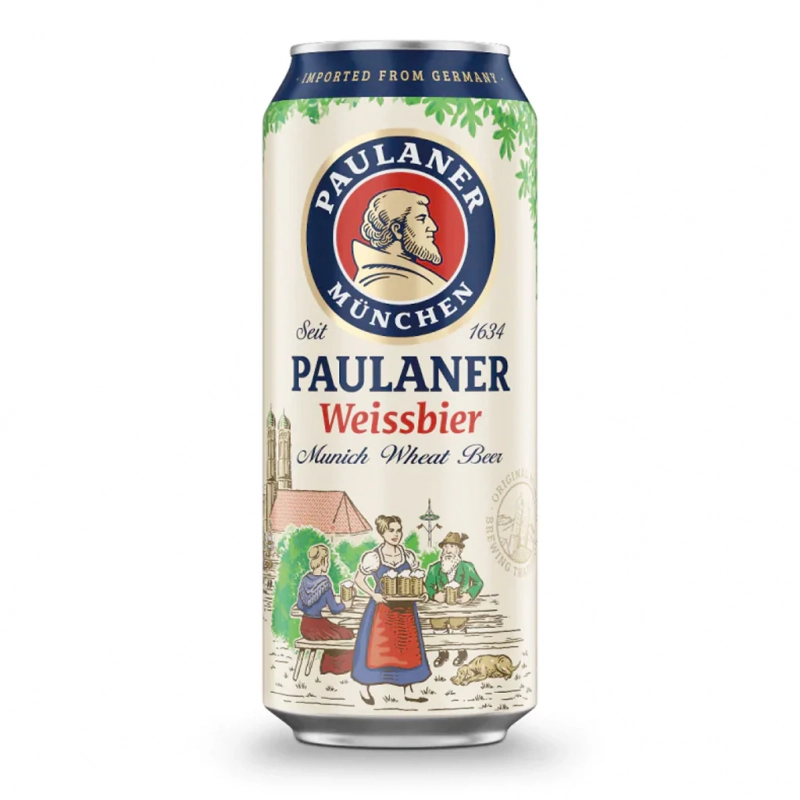PAULANER Weissbier 5.5% vol 50cl can