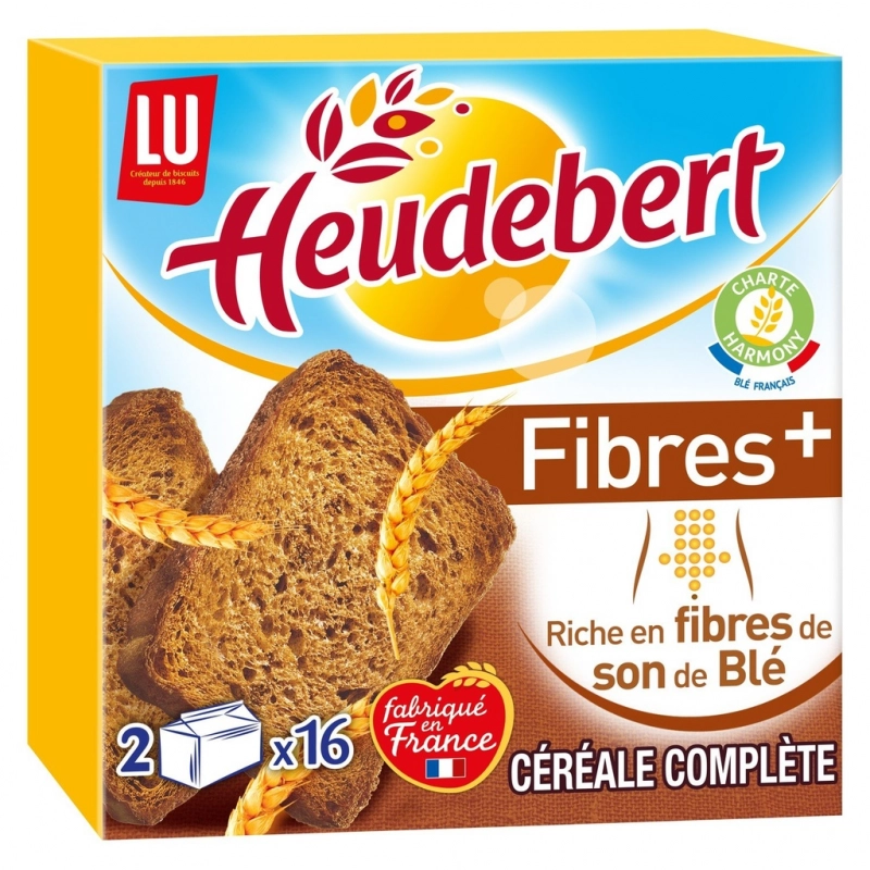 LU Heudebert Biscottes Fibres+ 280g