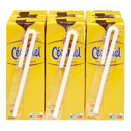 CÉCÉMEL lait au chocolat brique 6x20cl
