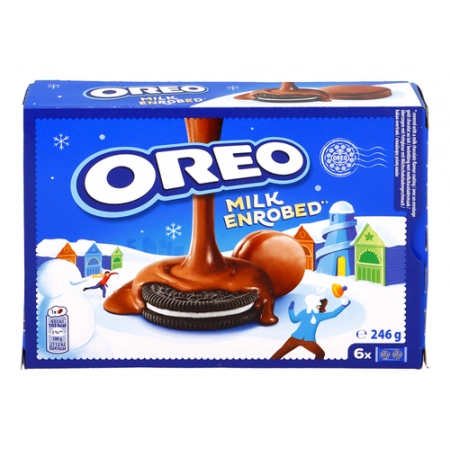 OREO Biscuit Enrobed chocolat lait 246g