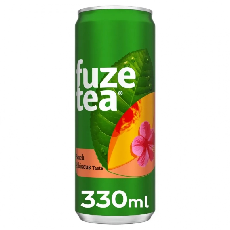 FUZE TEA Black Tea Peach-Hibiscus 33cl