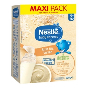NESTLÉ Baby Cereals SG riz & vanille 6-36 mois 500g