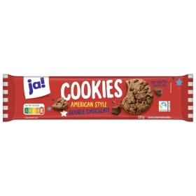 JA! American Style Double Chocolate Cookies 225g