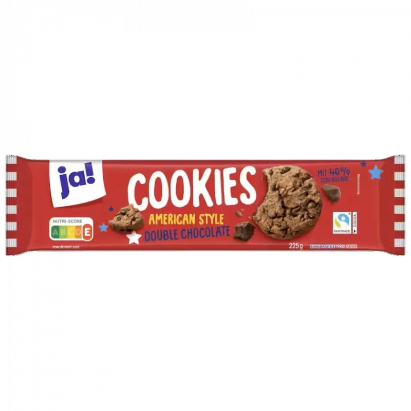 JA! Cookies American Style Double Chocolate 225g