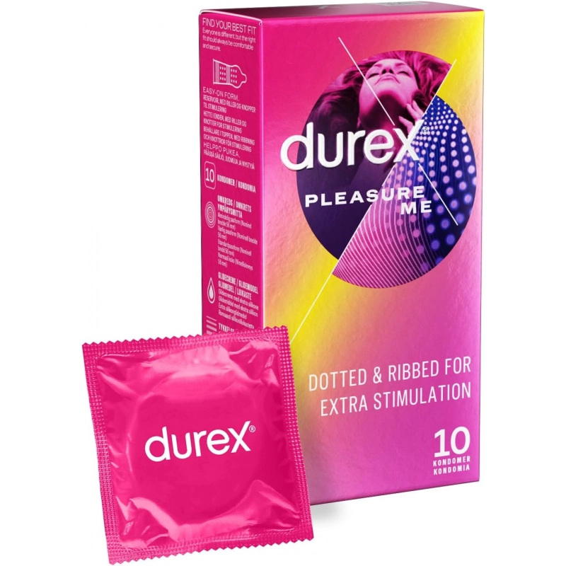 Durex Love Sex Pleasure Me - Pack de 12 préservatifs
