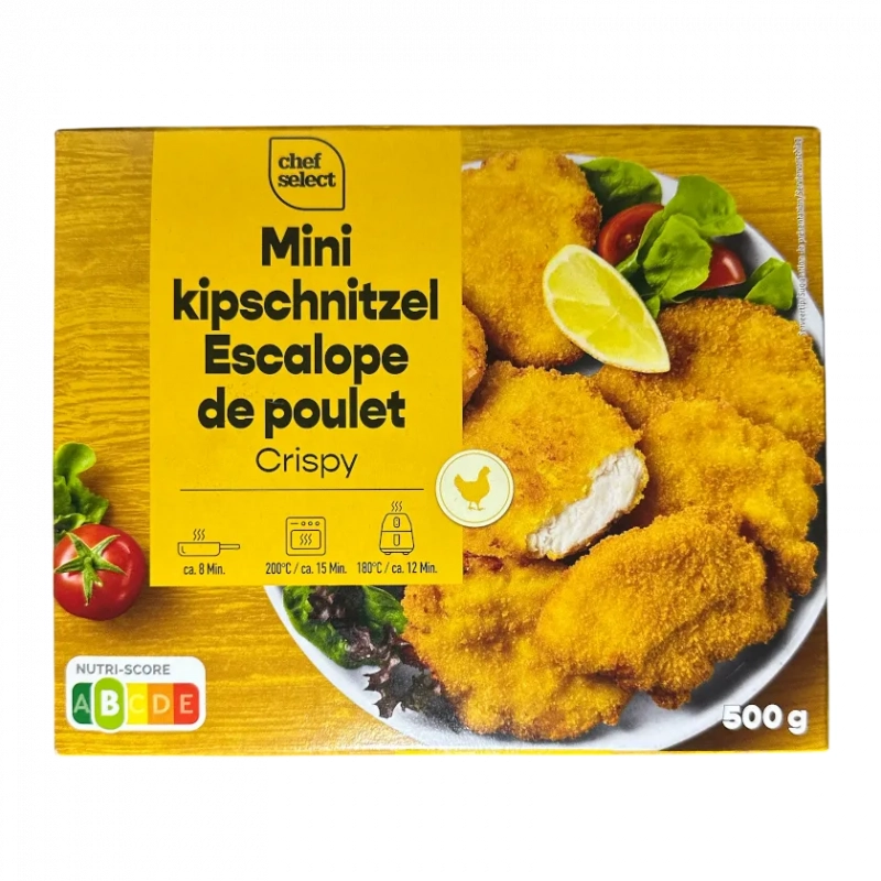 CHEF SELECT Mini crispy chicken escalope 500g