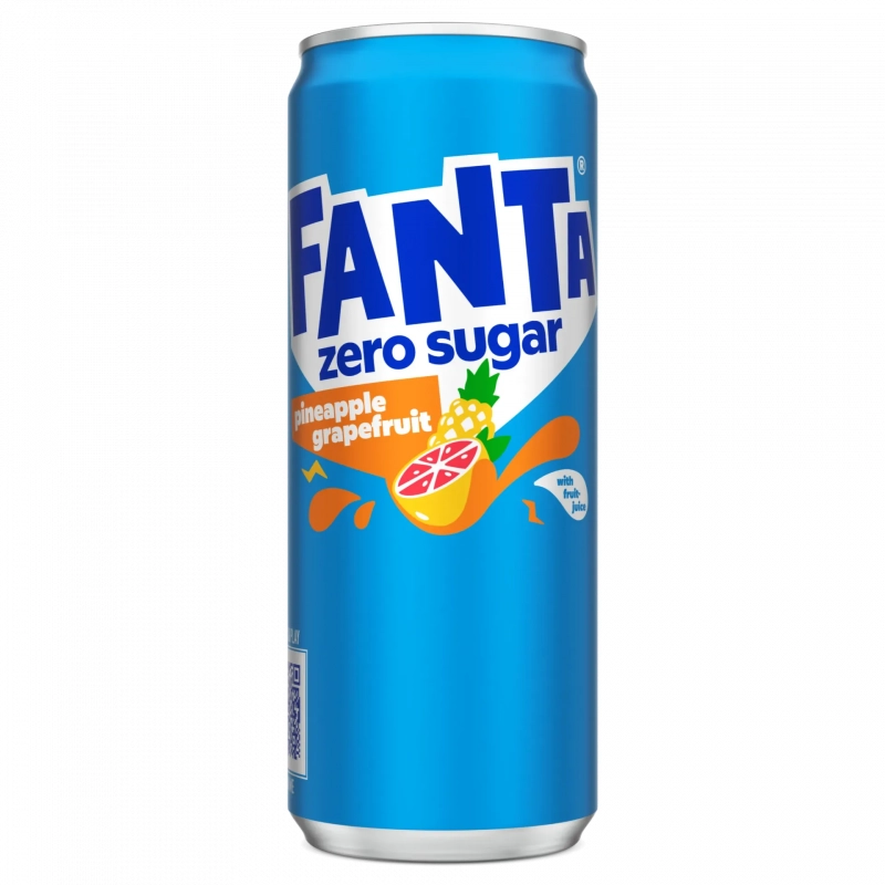FANTA Zero Sugar Pineapple-Grapefruit 33cl