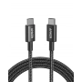 ANKER Câble USB-C 1,8m pour iPhone 16/15, Samsung S24, MacBook, iPad, Pixel, Switch, LG et autres appareils