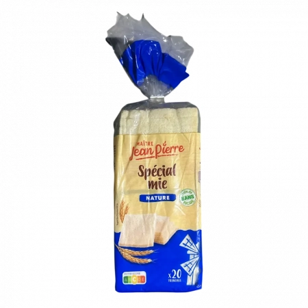 Pain de mie nature sans croûte 500g - Maîte Jean Pierre