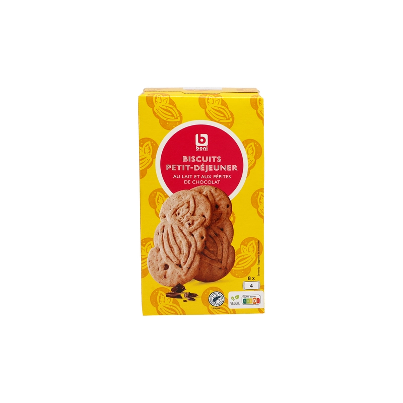 BONI Milk breakfast biscuits 8x50g