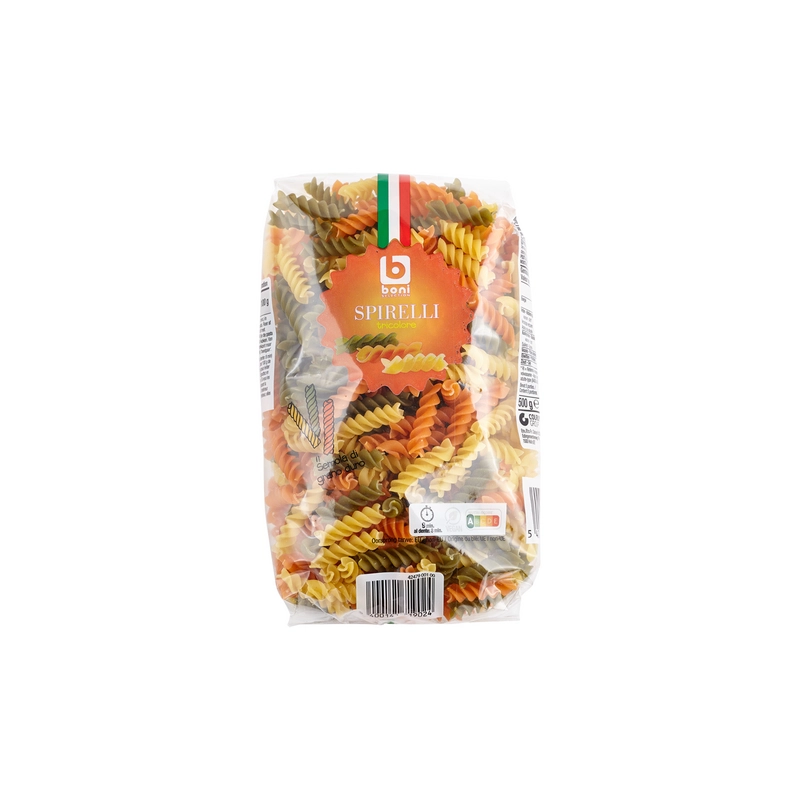 Boni Spirelli Tricolore pasta 500g