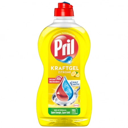 Pril Kraft-Gel Liquide Vaisselle Main Citron 450 ml