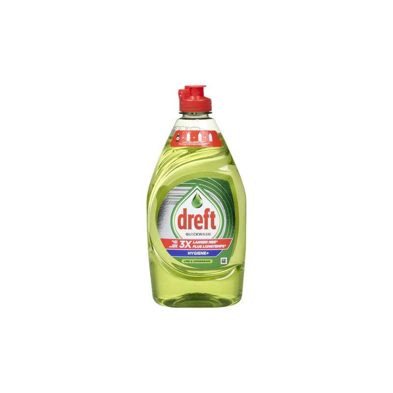 Dreft Extra Hygiene Dishwashing Liquid Lime & Lemongrass 450ml