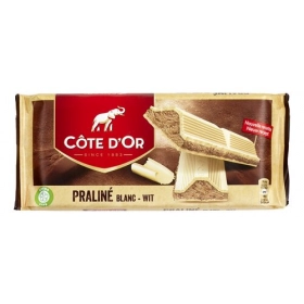 CÔTE D'OR white praline bar 200g