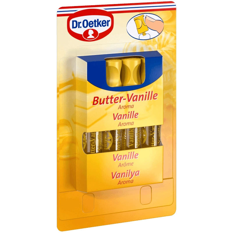 Dr. Oetker Butter-Vanilla Flavor - Pack of 4 bottles