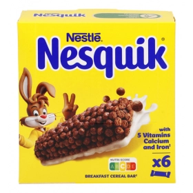 NESTLÉ Nesquick Barres Céréales 6 pièces 150g
