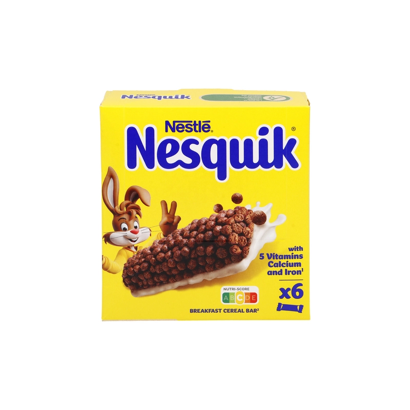 NESTLÉ Nesquick Barres Céréales 6 pièces 150g