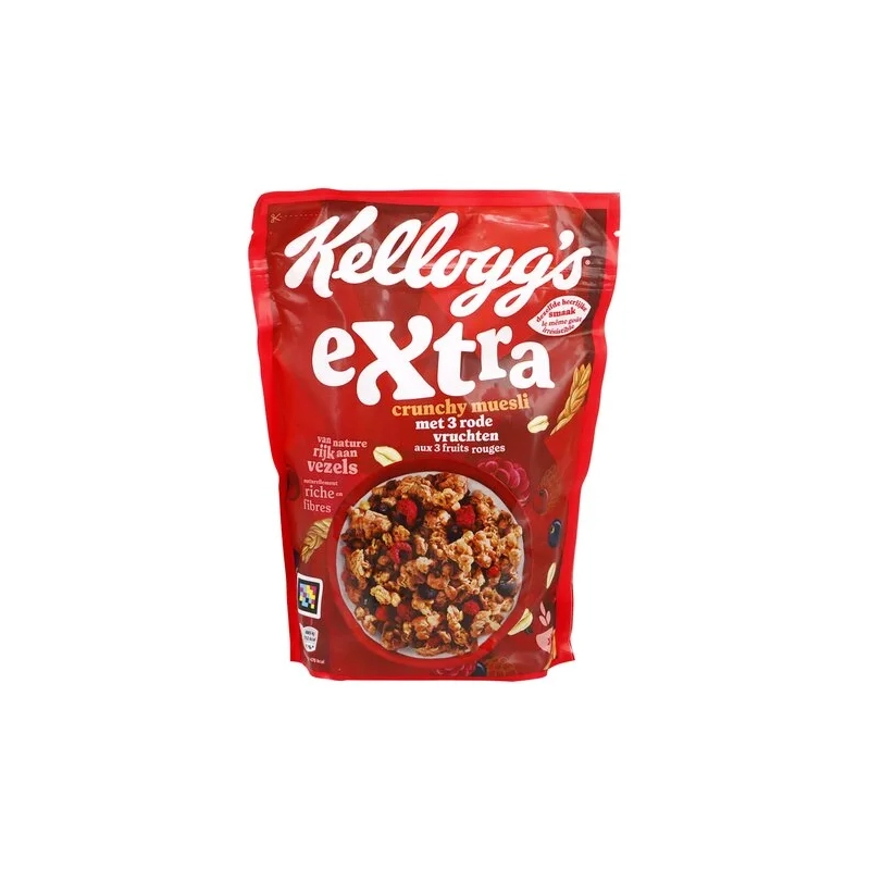 KELLOGG'S EXTRA Crunchy Muesli Red Fruits 375g