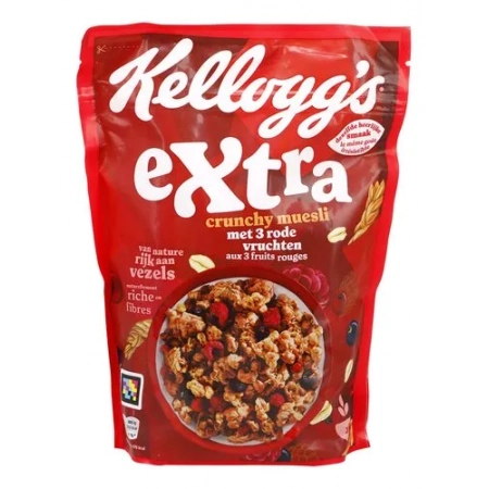 KELLOGG'S EXTRA Crunchy Muesli Fruits rouges 375g