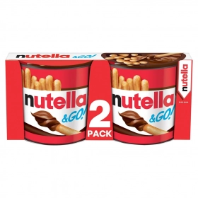 NUTELLA & GO Hazelnut and Cocoa Biscuits 2 packs