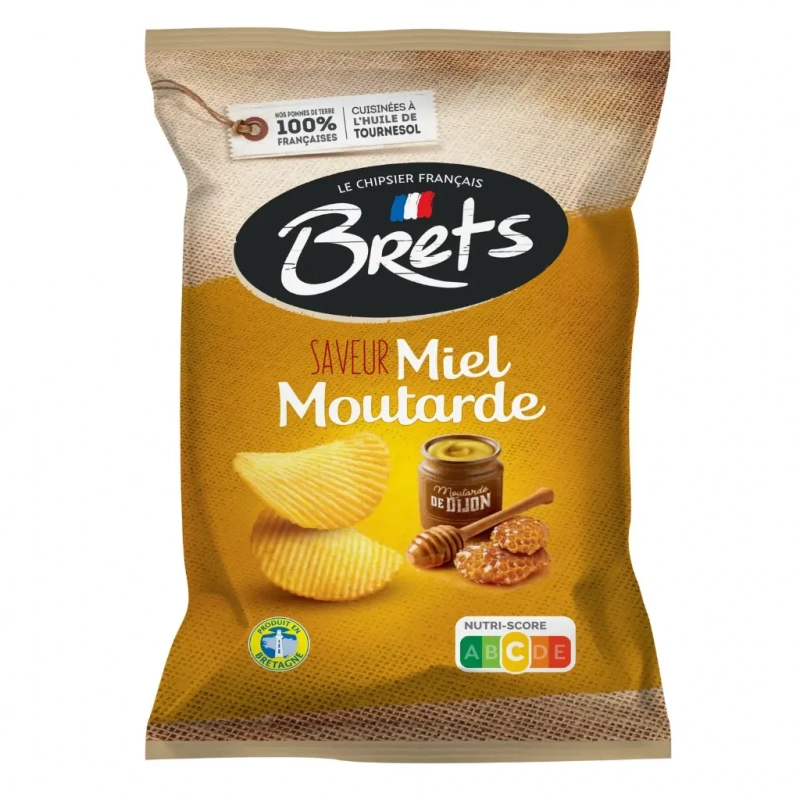 BRET'S Chips miel moutarde 125g