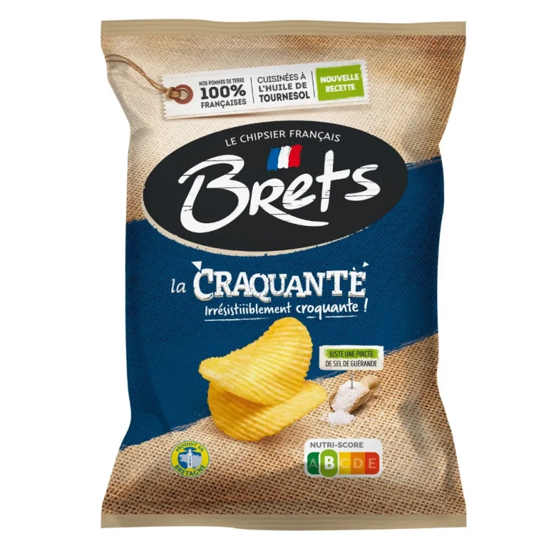 BRET'S Crispy Crisps with Guérande salt 125g