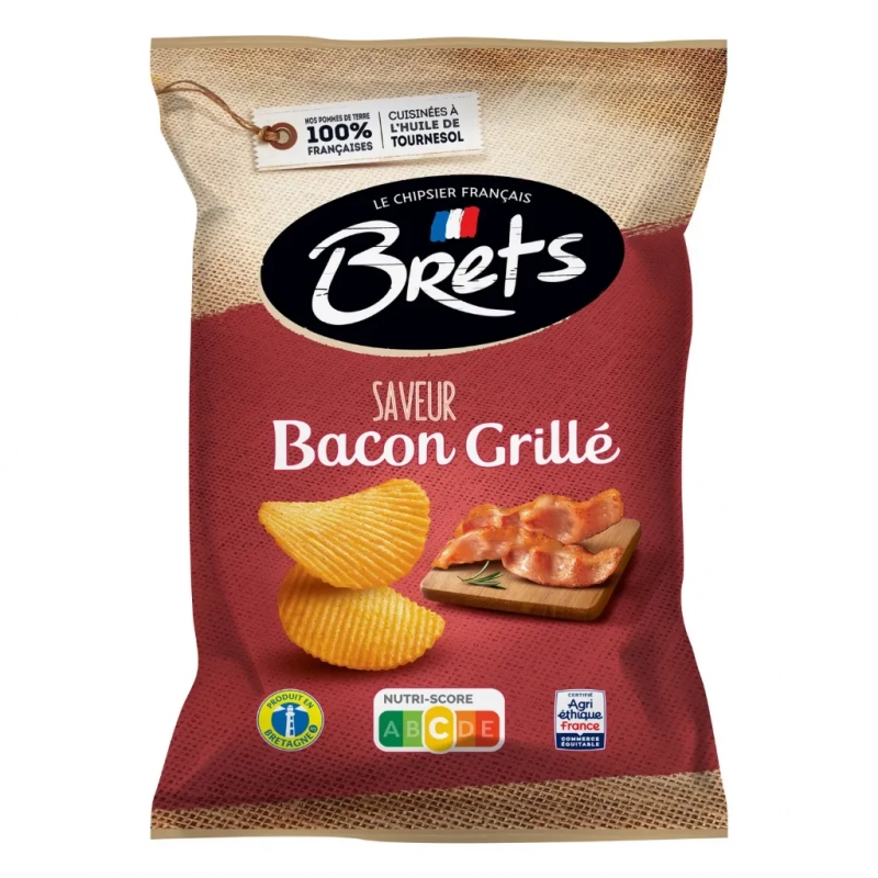 BRET'S Grilled Bacon Crisps 125g