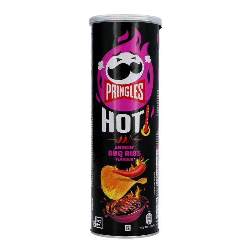 Pringles Chips Tuiles HOT Barbecue Ribs 160g