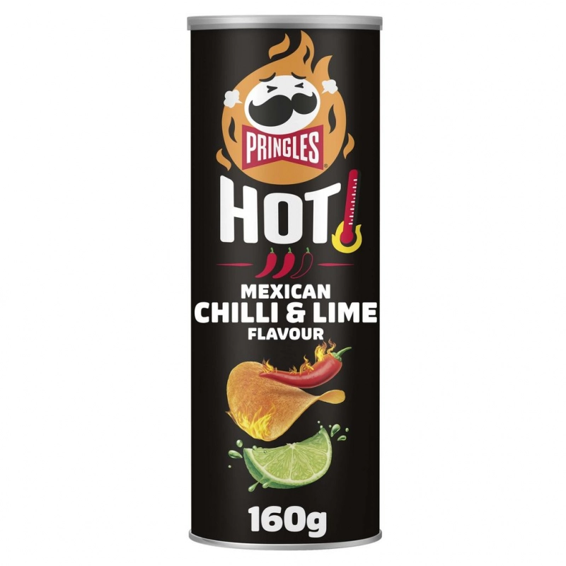 Pringles Hot Mexican Chilli & Lime 160g