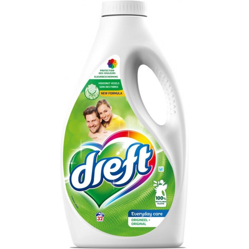 Dreft Original Liquid Laundry Detergent 32 Washes 1.6L