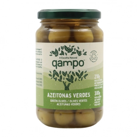 Qampo - Olives vertes 380g