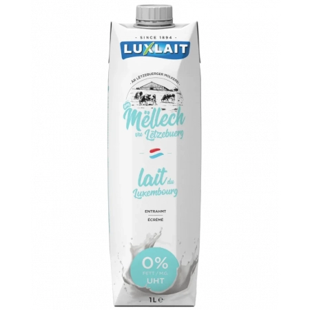 LUXLAIT Lait Écrémé UHT 0% M.G. 1L